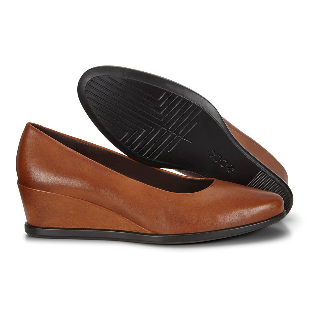 Loafers Mujer - ECCO Shape 45 Wedge - Marrom - VML203658